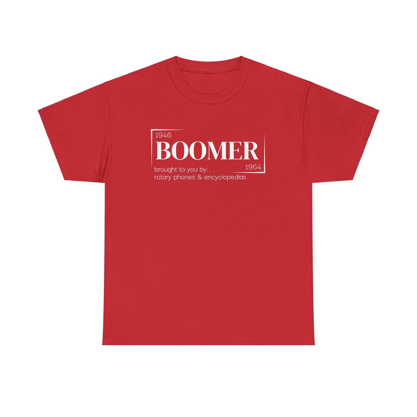 Baby Boomer T-Shirt - White Lettering
