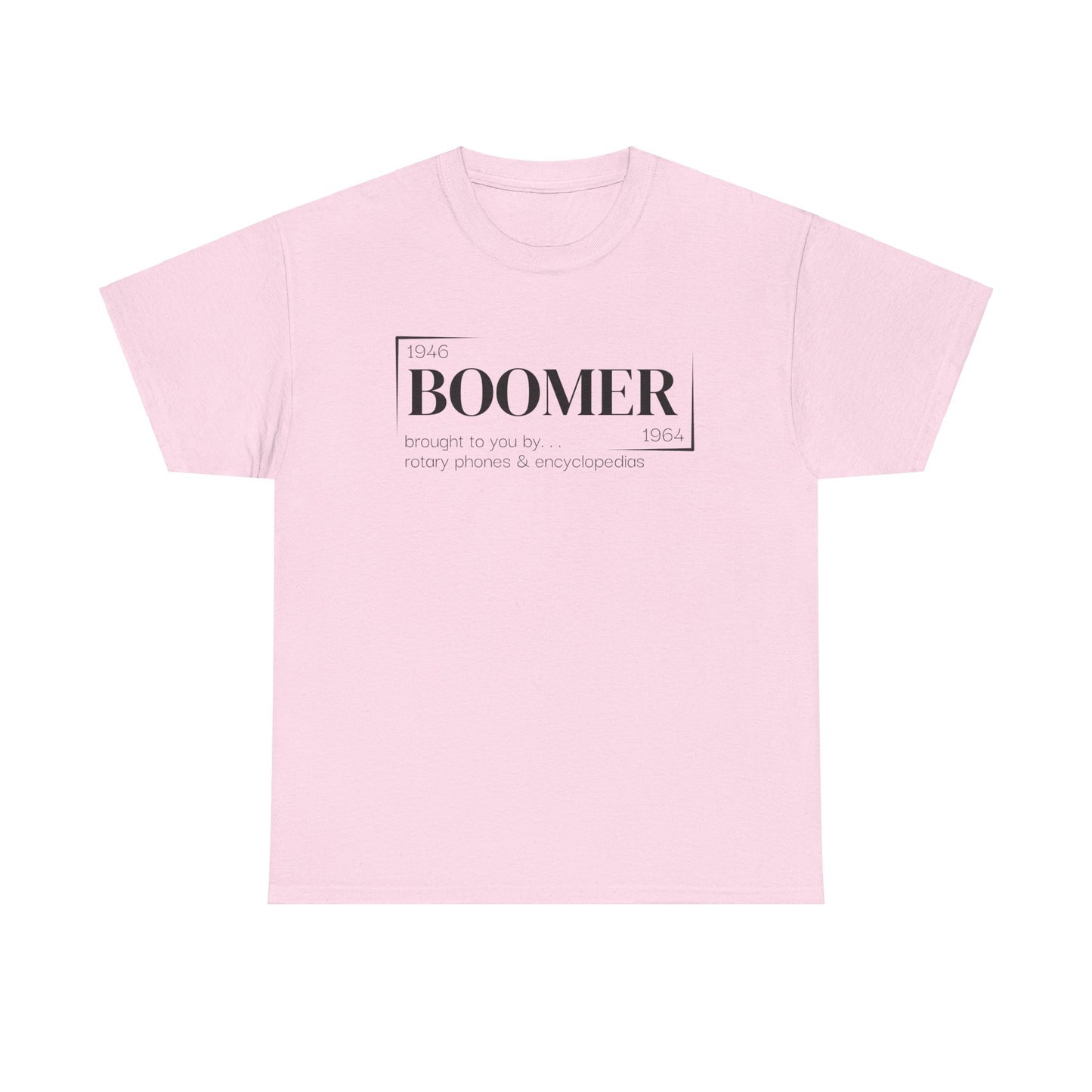 Baby Boomer T-Shirt - Black Lettering