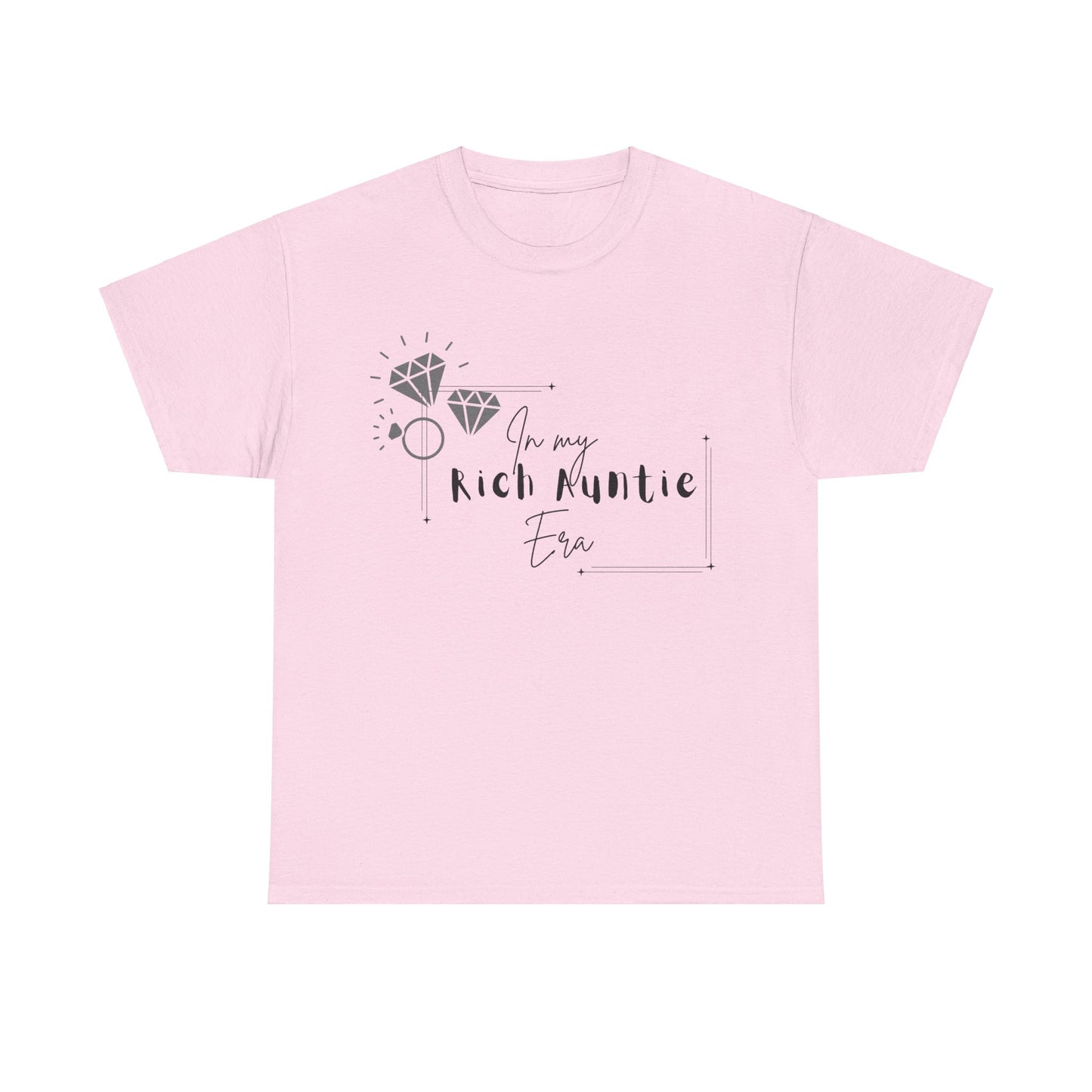 Rich Auntie Era T-Shirt - Black Lettering