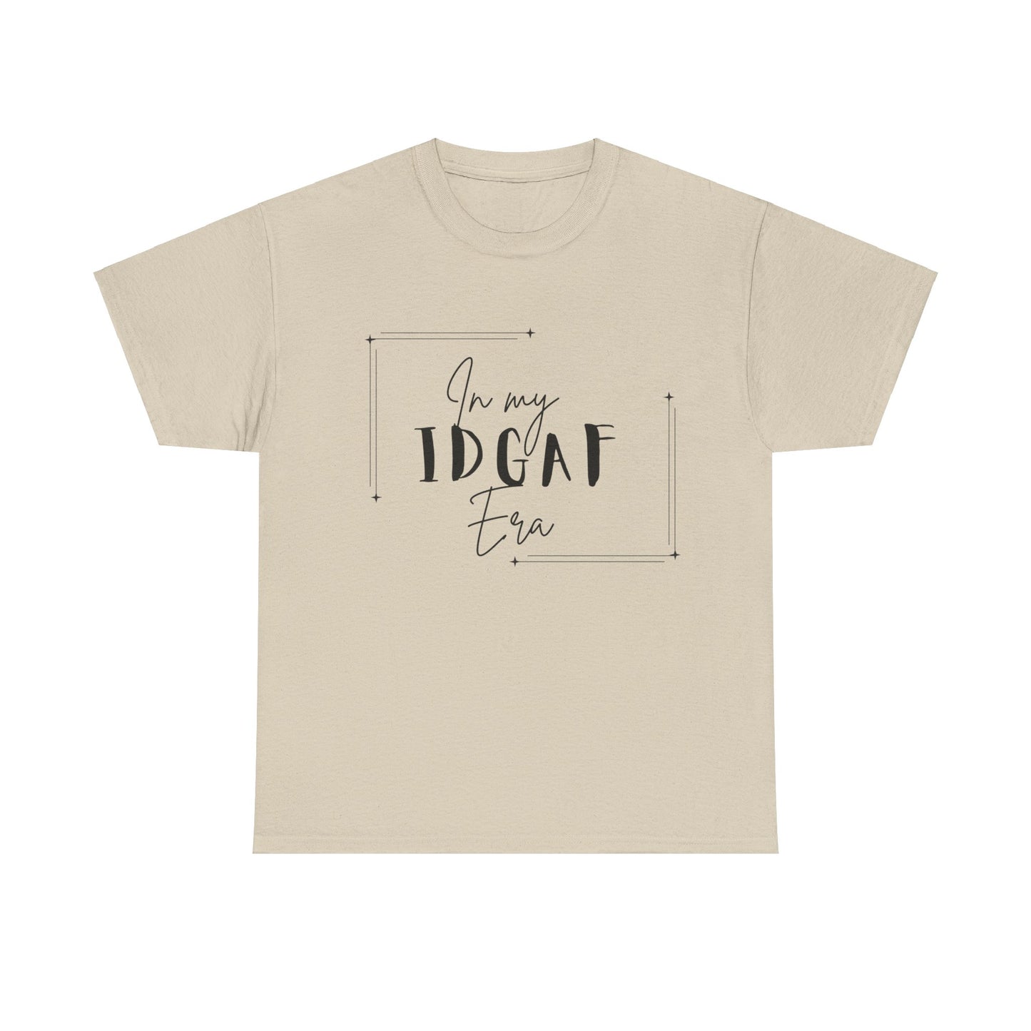 IDGAF Era T-Shirt - Black Lettering