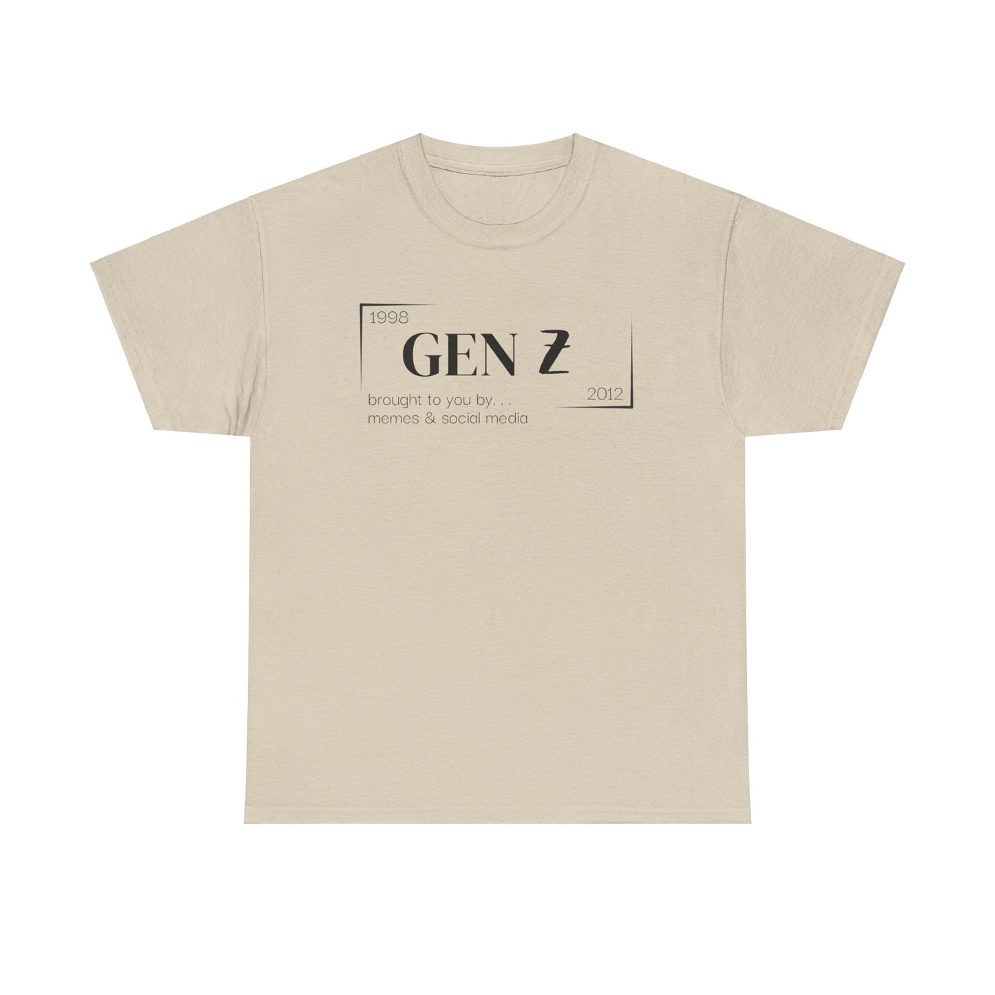 Gen Z T-Shirt - Black Lettering