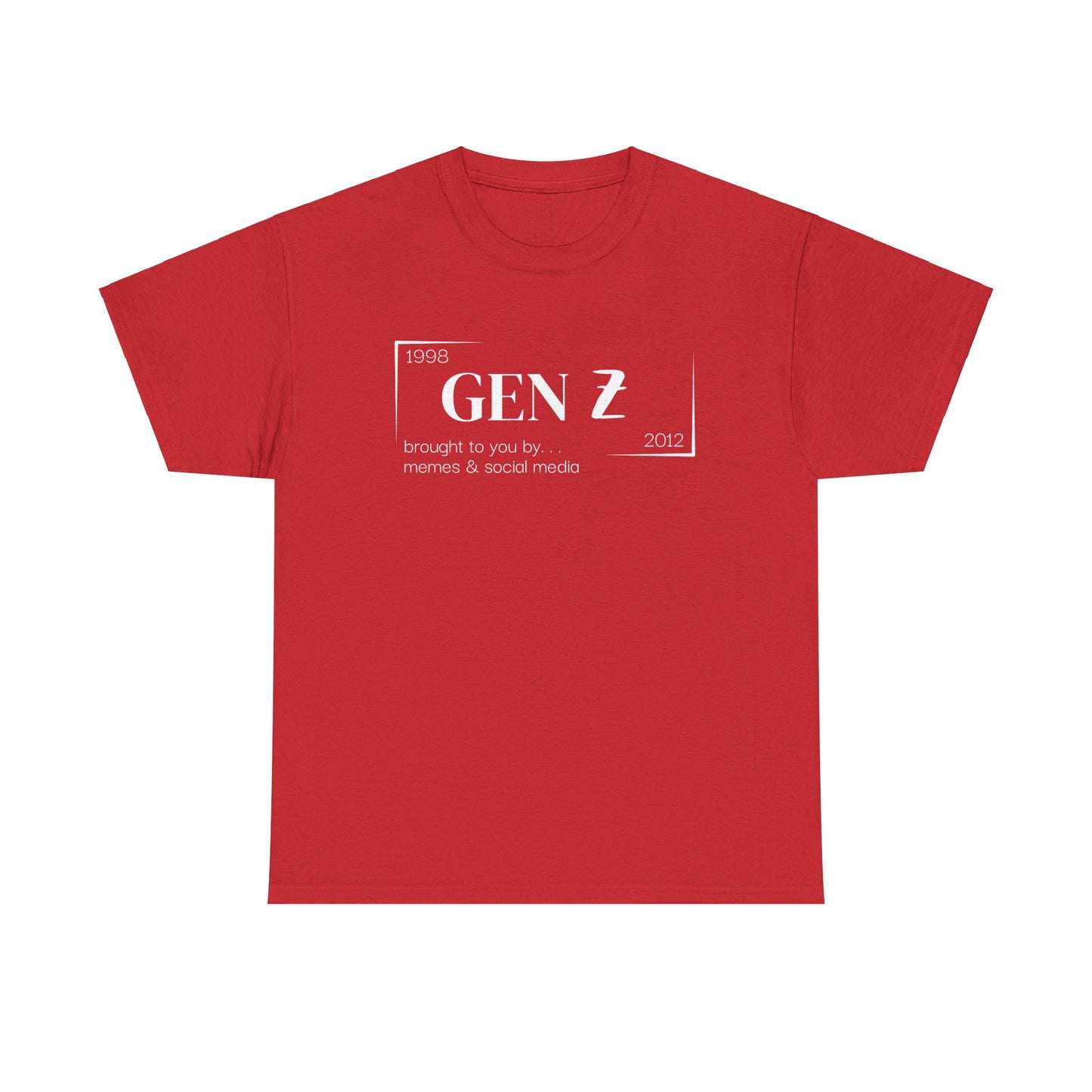 Gen Z T-Shirt - White Lettering