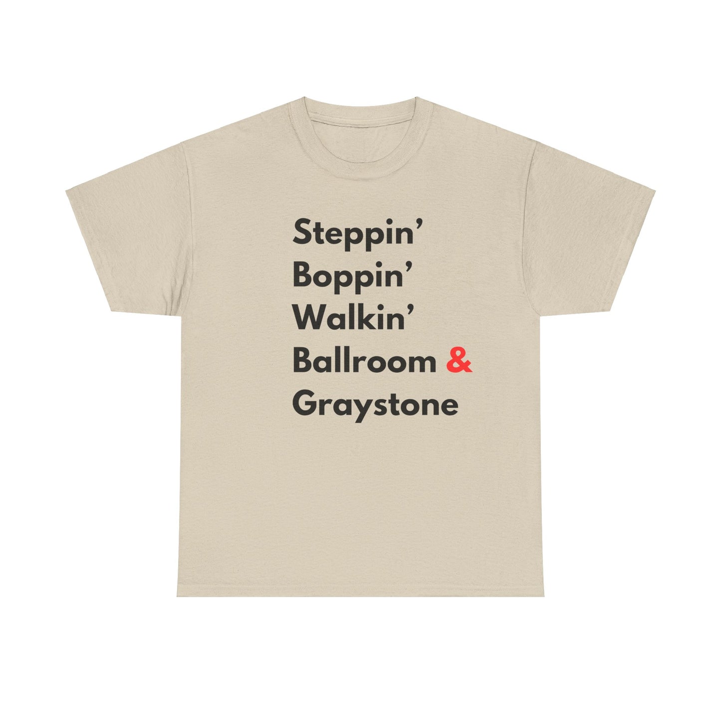 Urban Ballroom Styles T-Shirt - Black Lettering