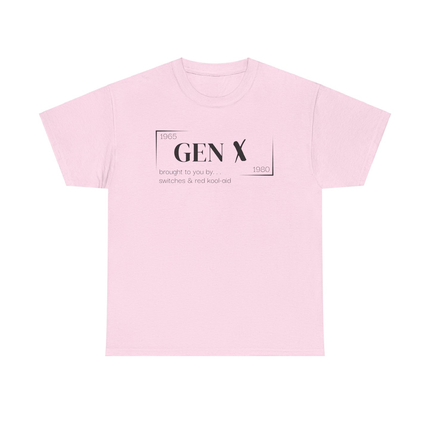 Gen X T-Shirt - Black Lettering
