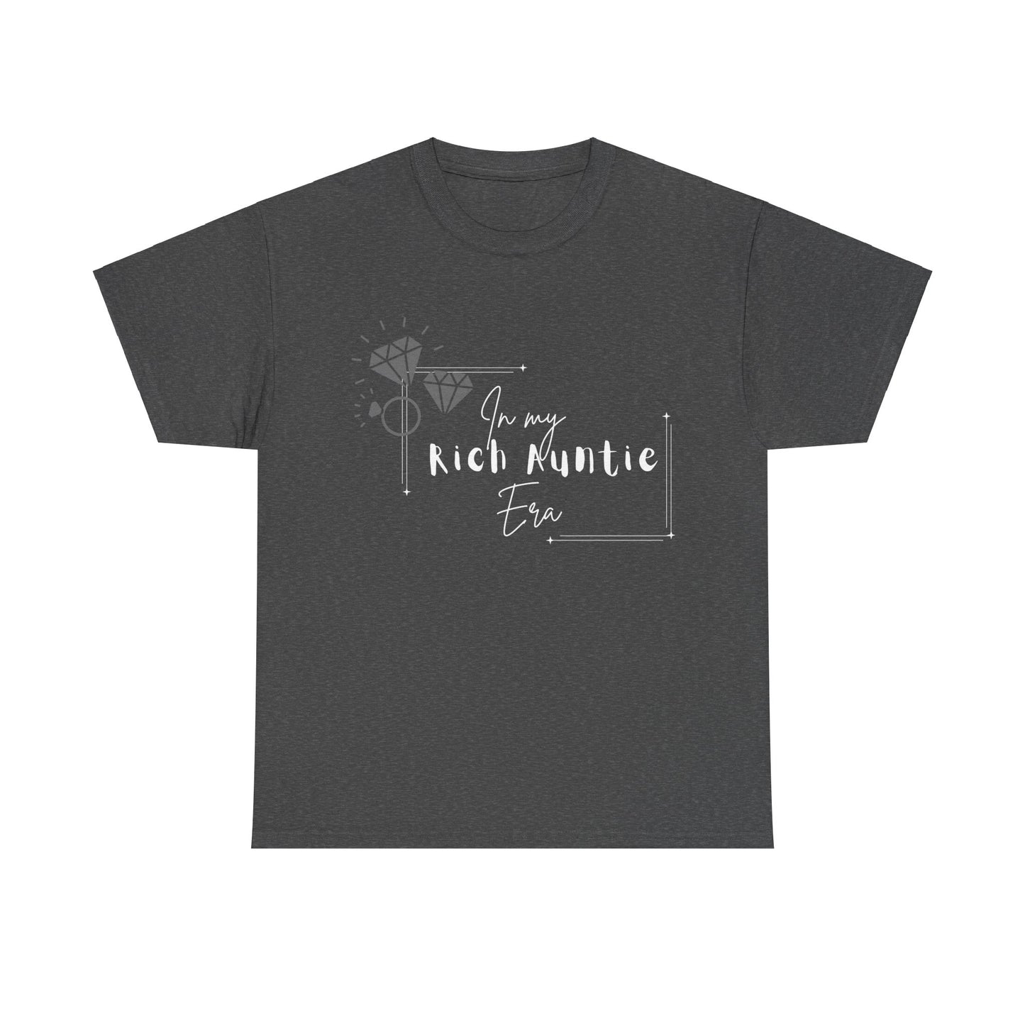 Rich Auntie Era T-Shirt - White Lettering