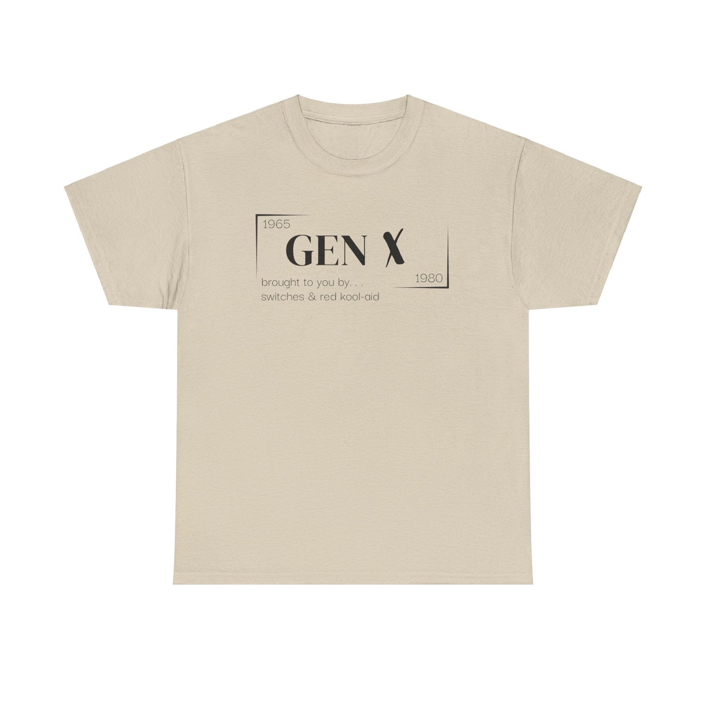 Gen X T-Shirt - Black Lettering