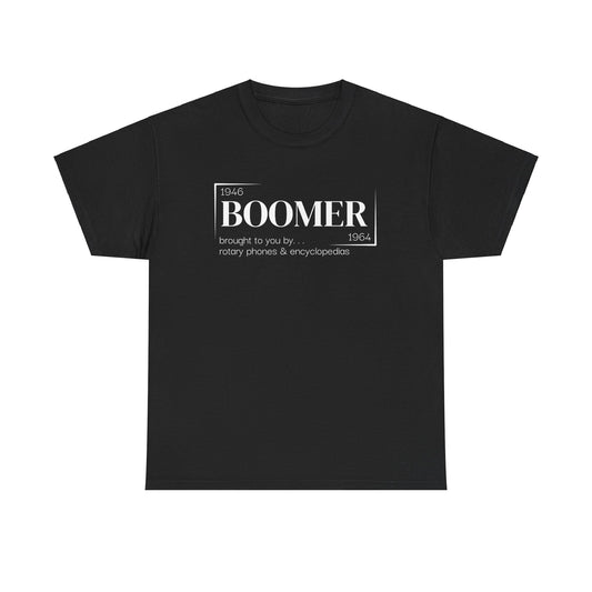 Baby Boomer T-Shirt - White Lettering