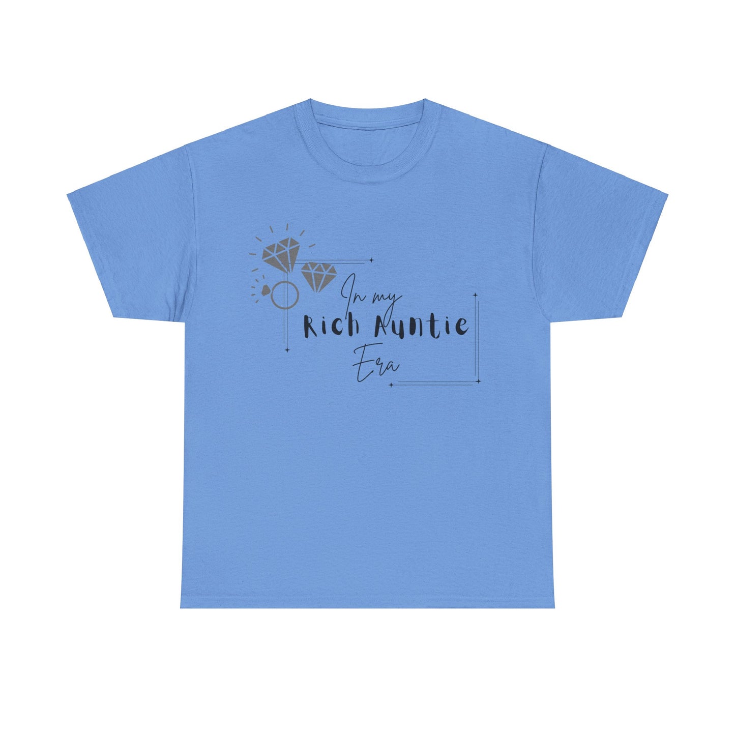 Rich Auntie Era T-Shirt - Black Lettering