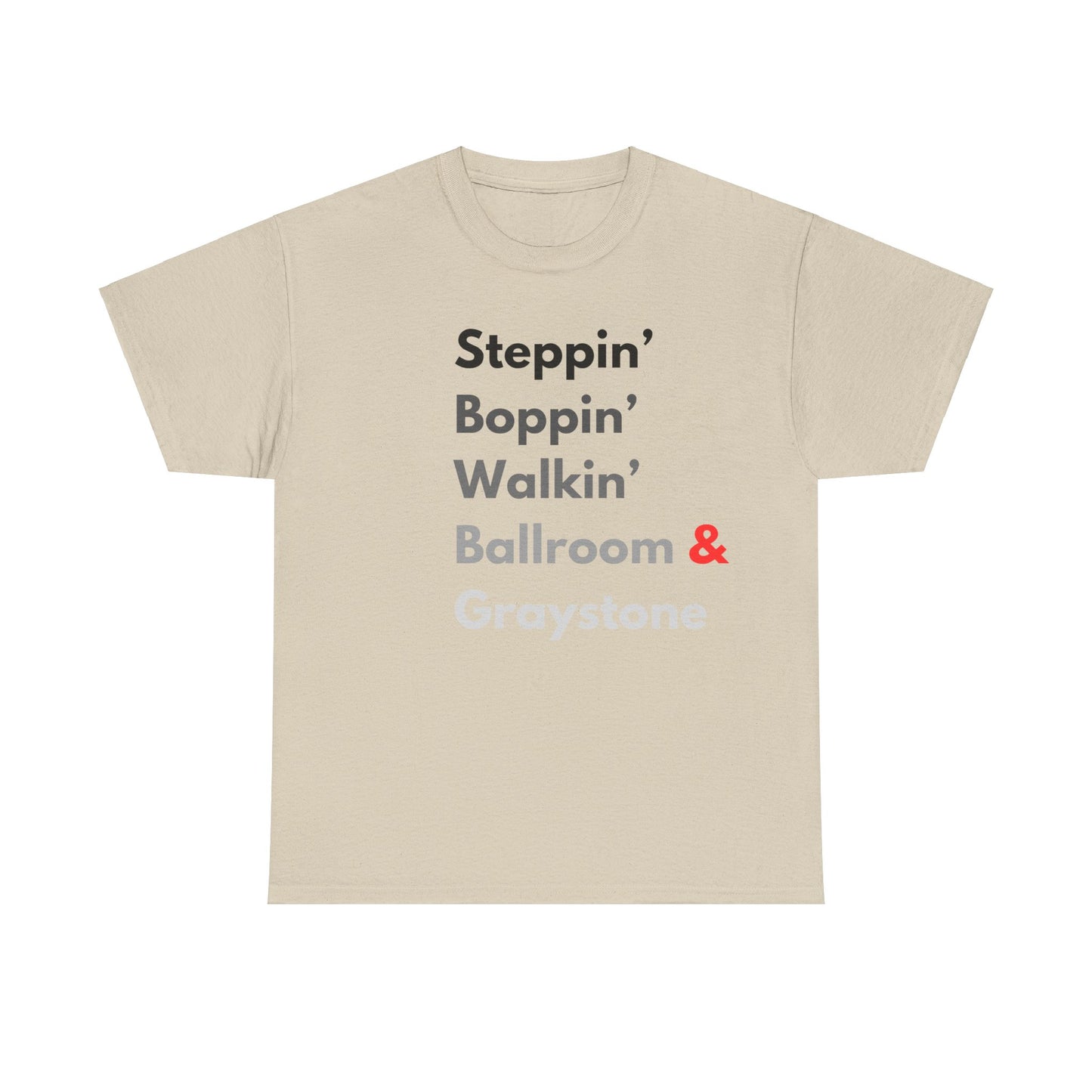 Urban Ballroom Styles T-Shirt - Gray Gradient