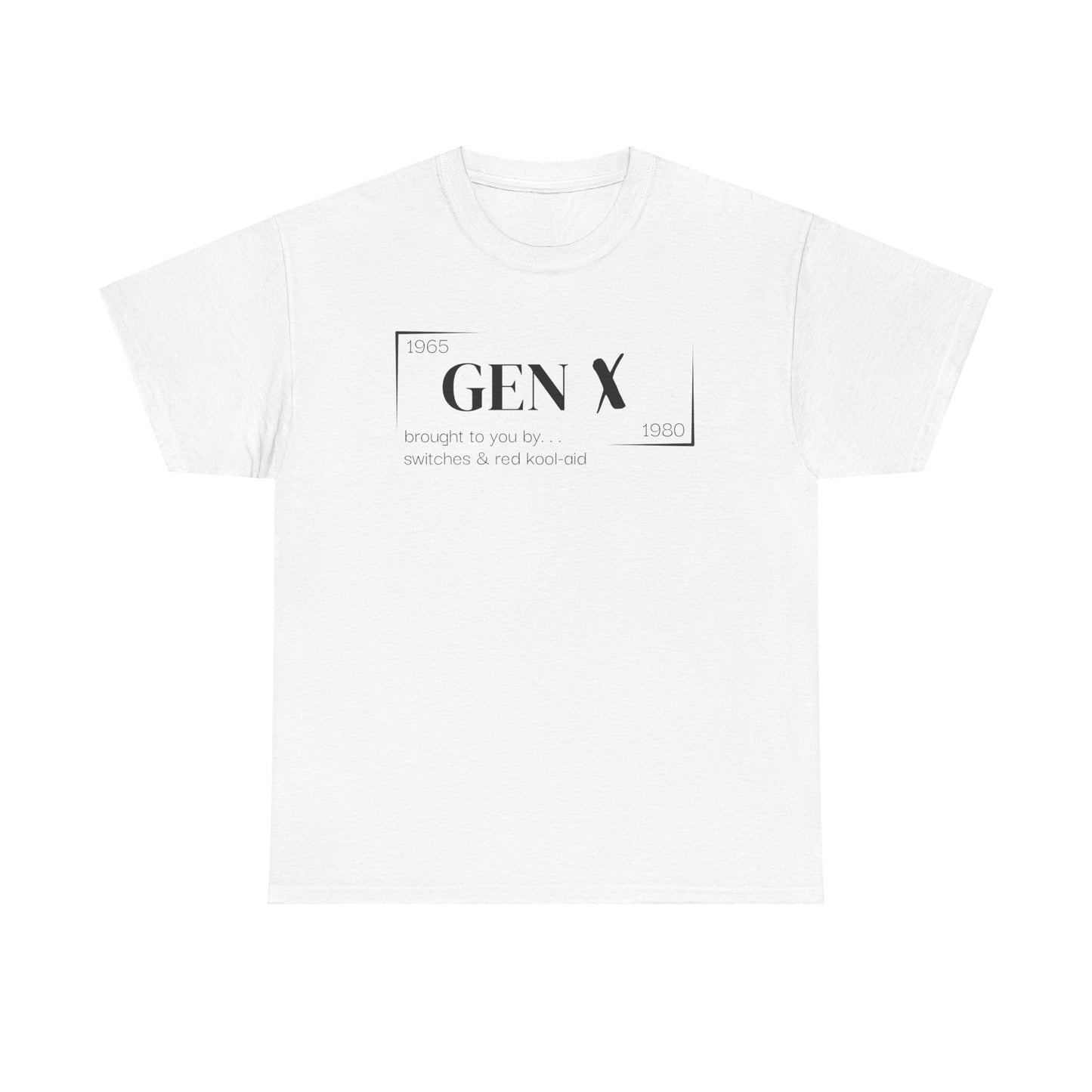 Gen X T-Shirt - Black Lettering