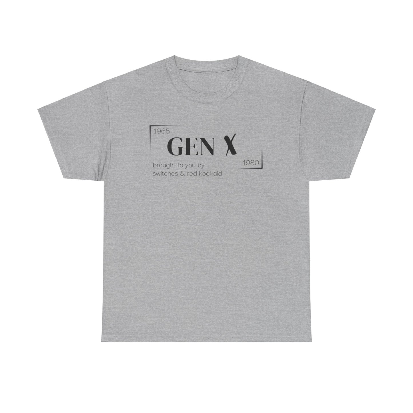 Gen X T-Shirt - Black Lettering