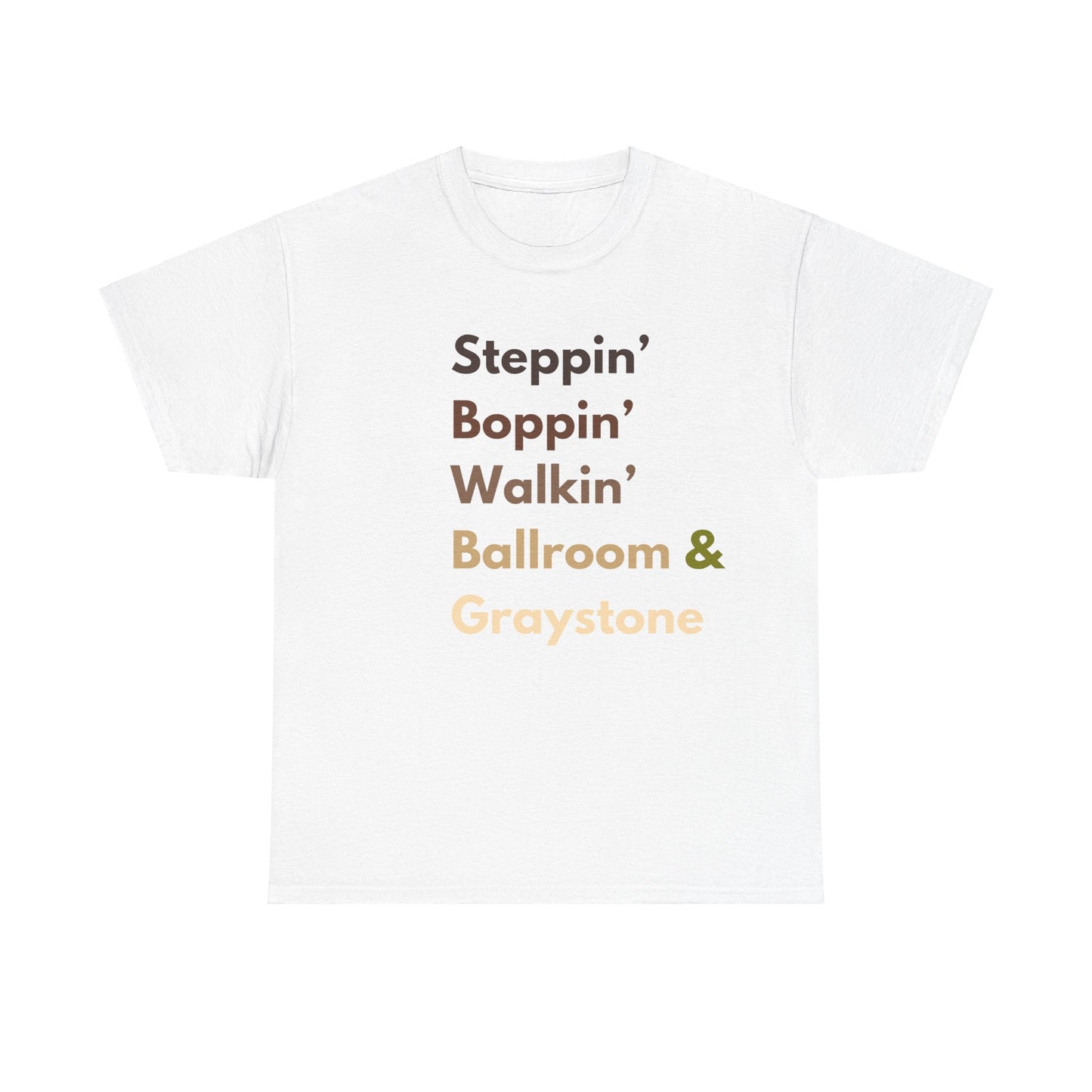 Urban Ballroom Styles T-Shirt - Camo Gradient