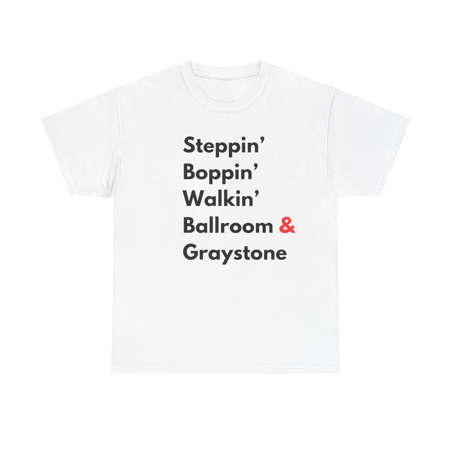 Urban Ballroom Styles T-Shirt - Black Lettering