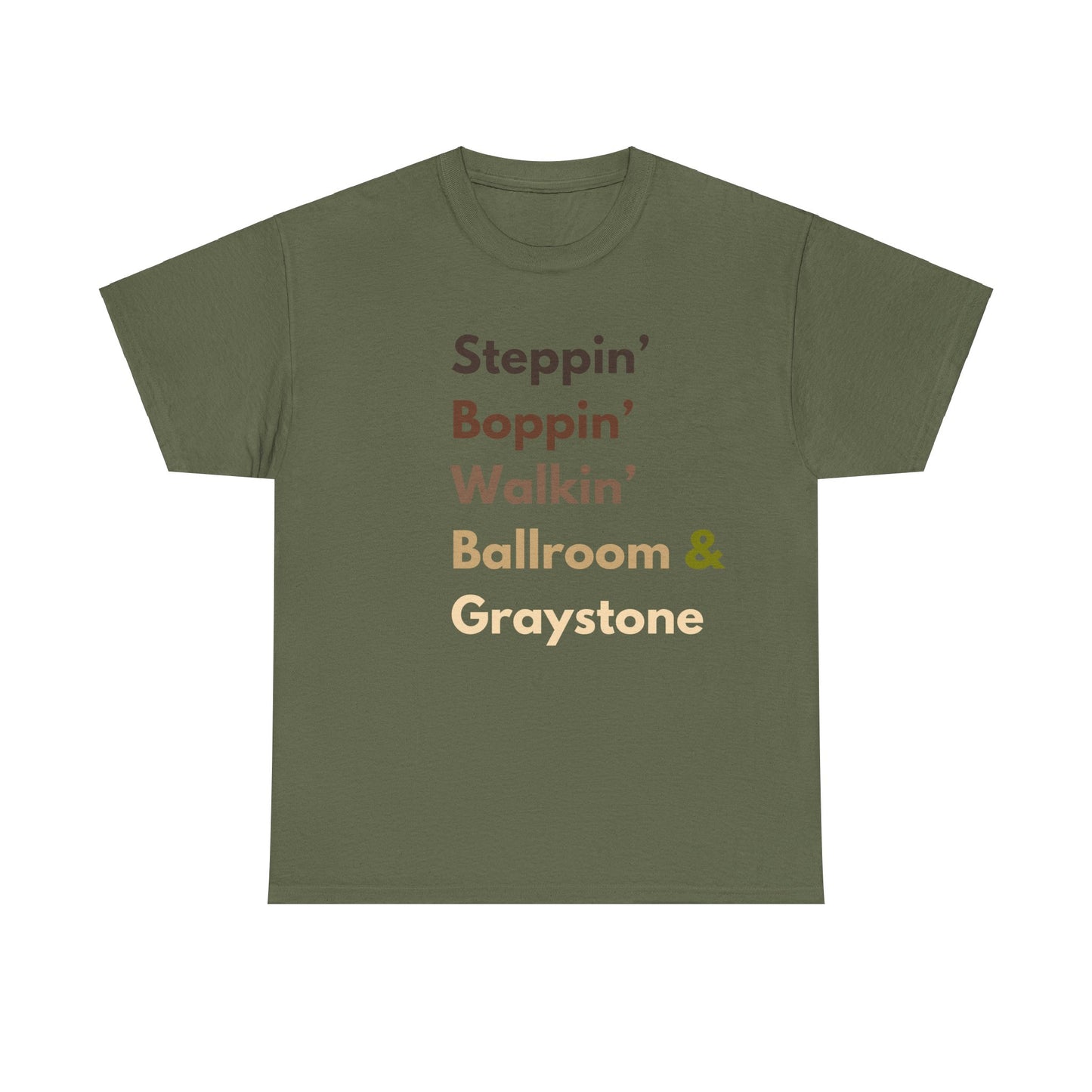 Urban Ballroom Styles T-Shirt - Camo Gradient
