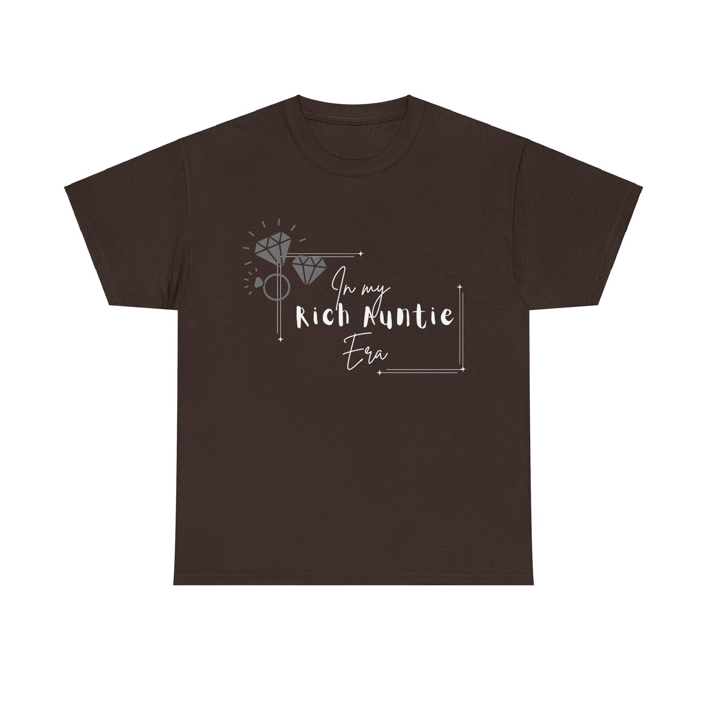 Rich Auntie Era T-Shirt - White Lettering