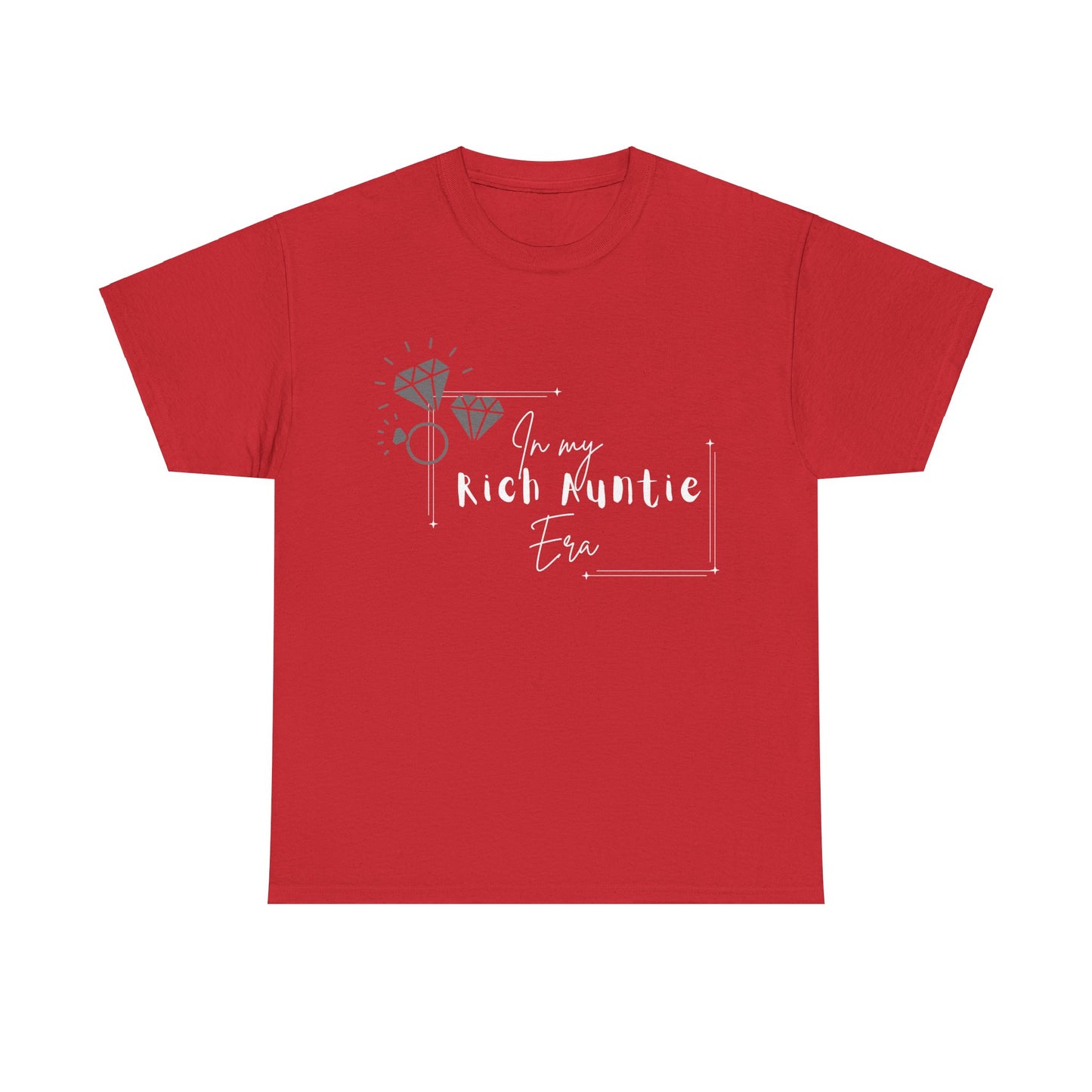 Rich Auntie Era T-Shirt - White Lettering
