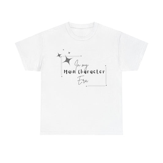 Main Character Era T-Shirt - Black Lettering