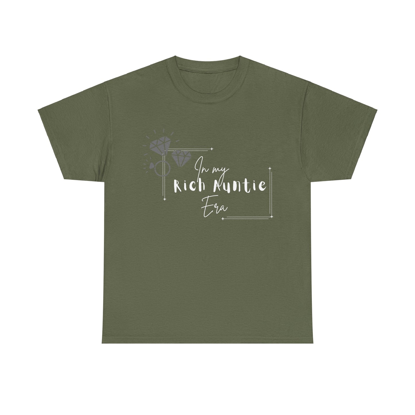 Rich Auntie Era T-Shirt - White Lettering